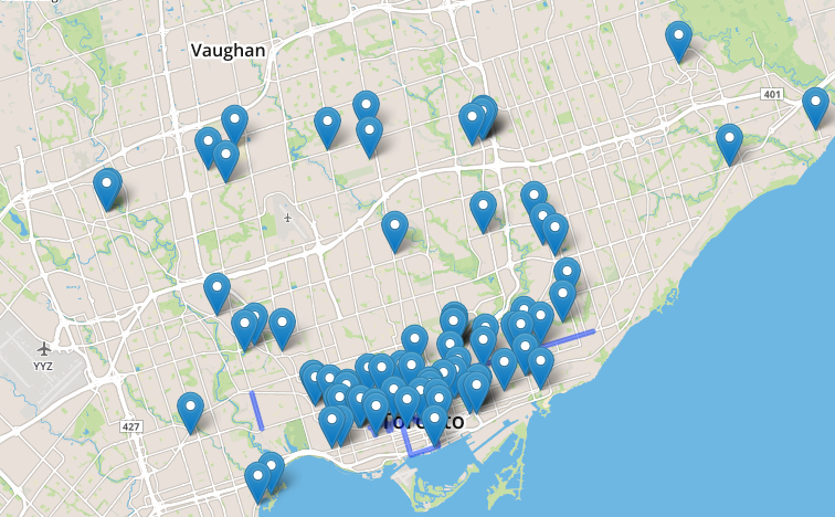 100in1day Toronto Map