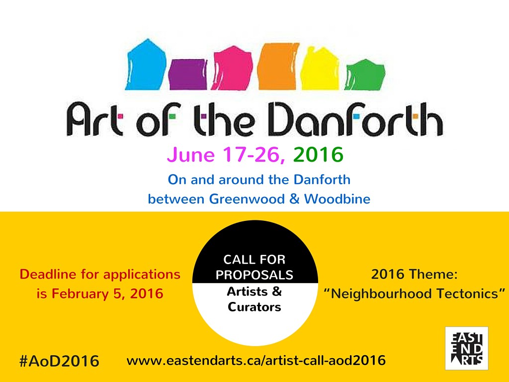 Art of the Danforth 2016 Call_Deadline Feb 5