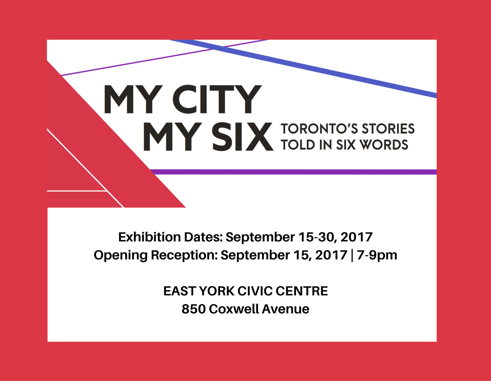 My City My Six Exhibition