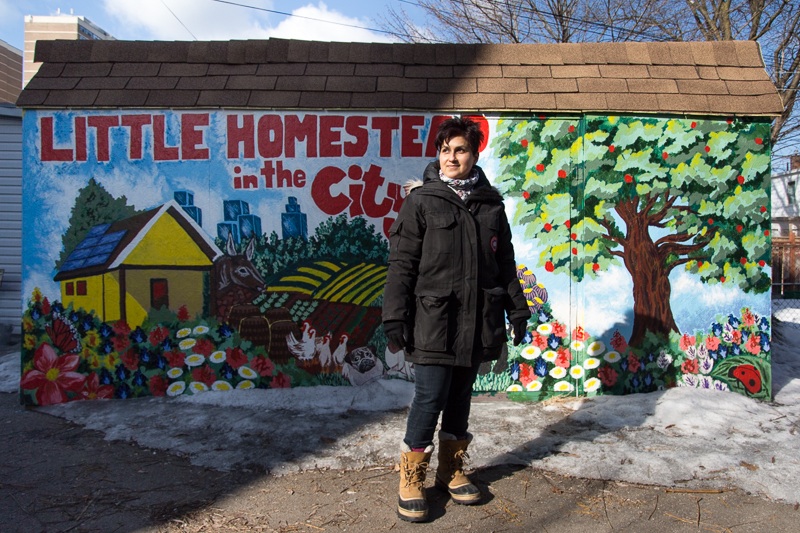 Laneway Cleanup, Seeding and Mural Creation