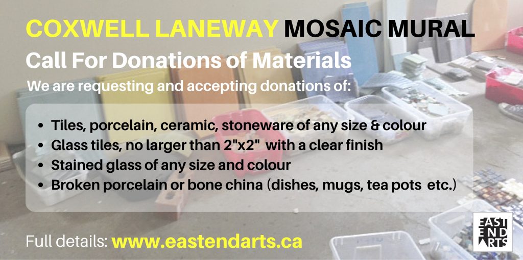 Mosaic Mural Call For Materials