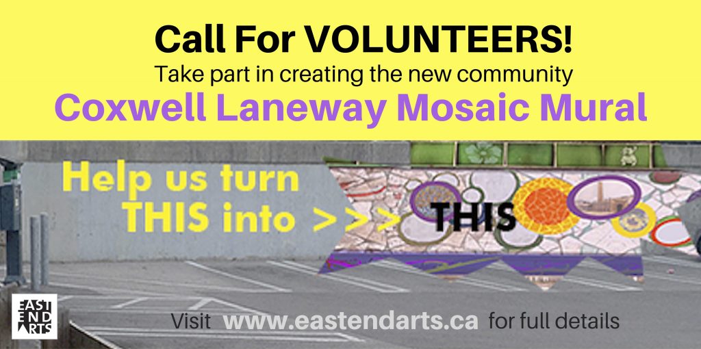 Mosaic Mural Call For Volunteers