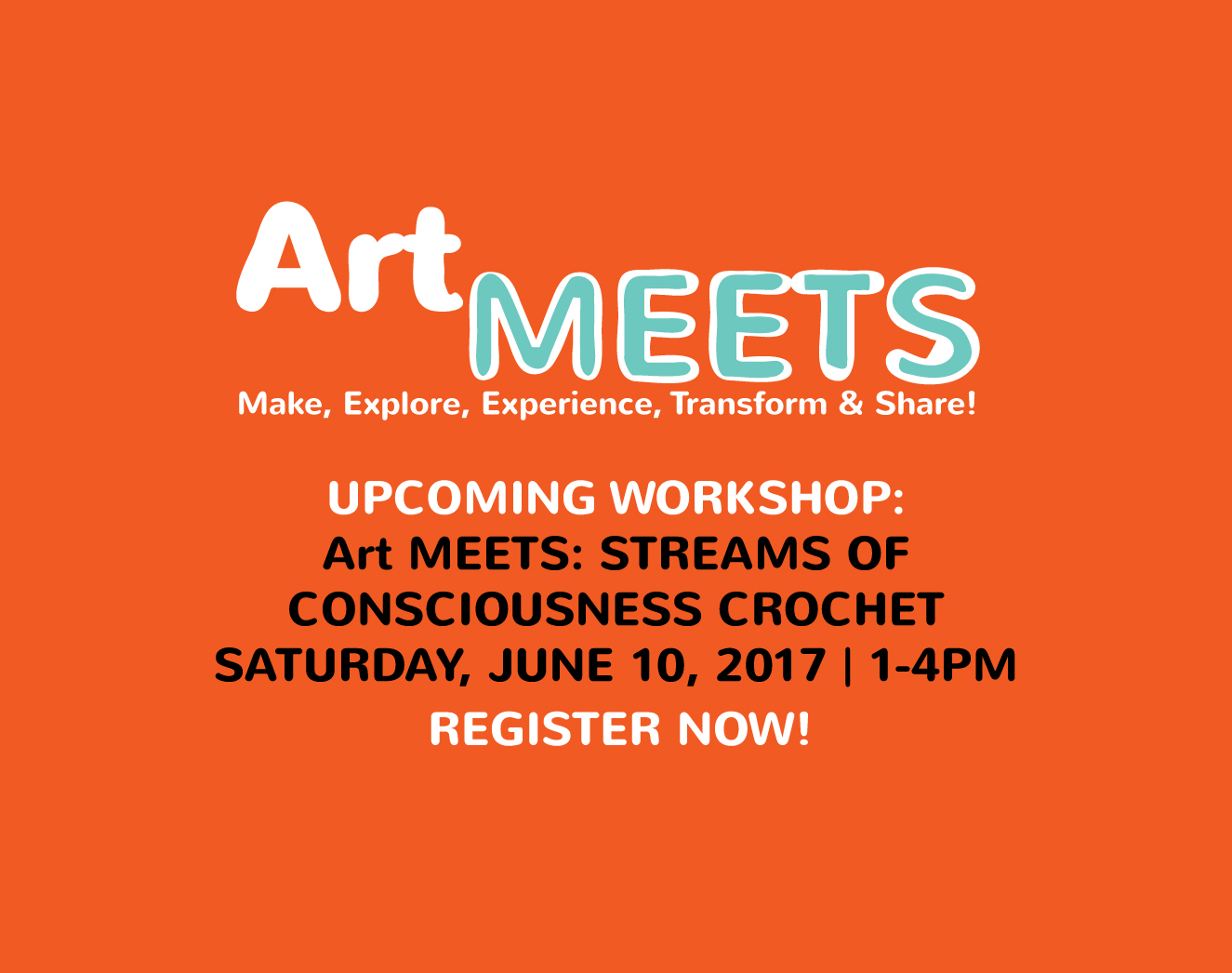 Art MEETS: Streams Of Consciousness Crochet