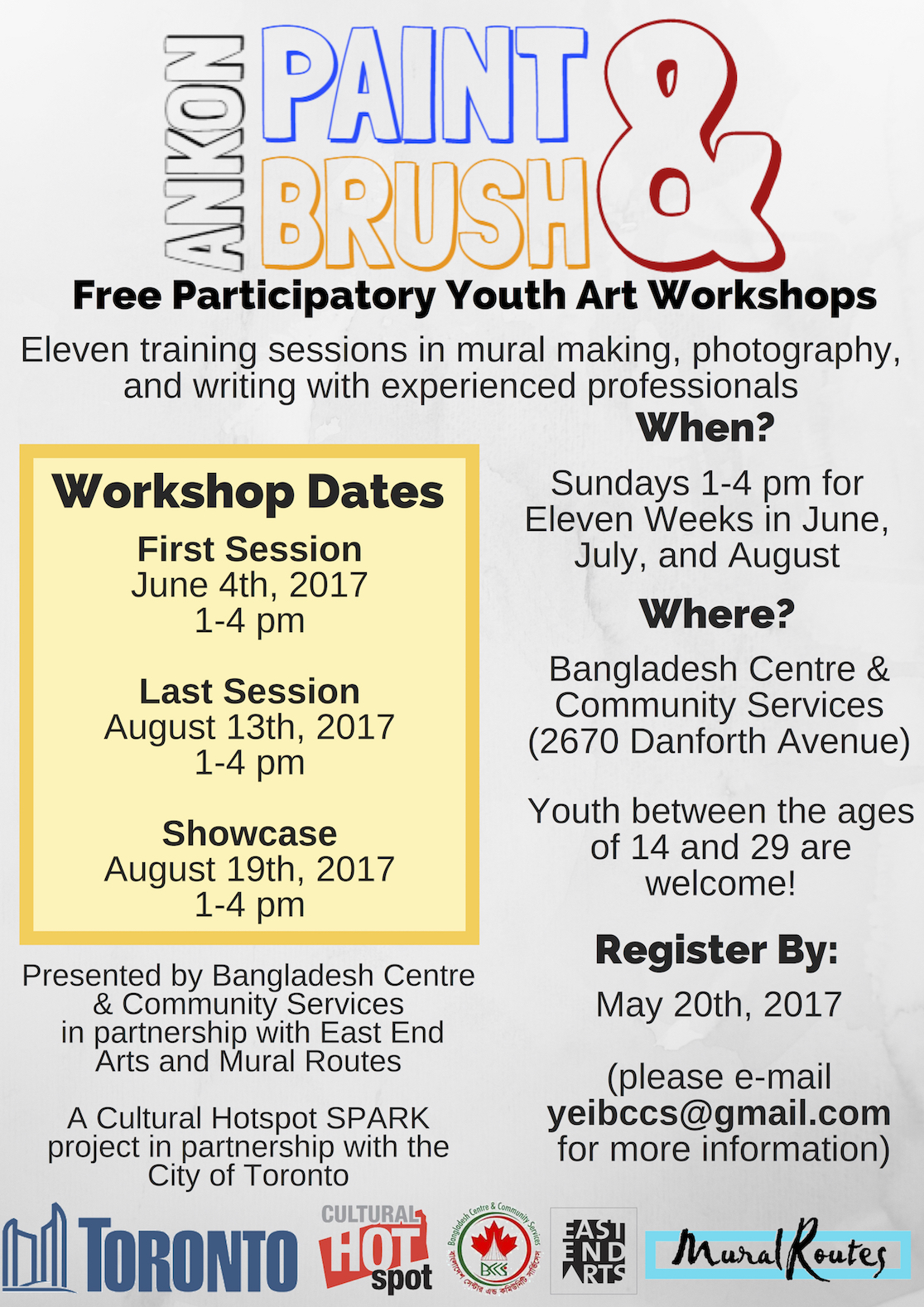 Ankon: Paint & Brush – Youth Workshops