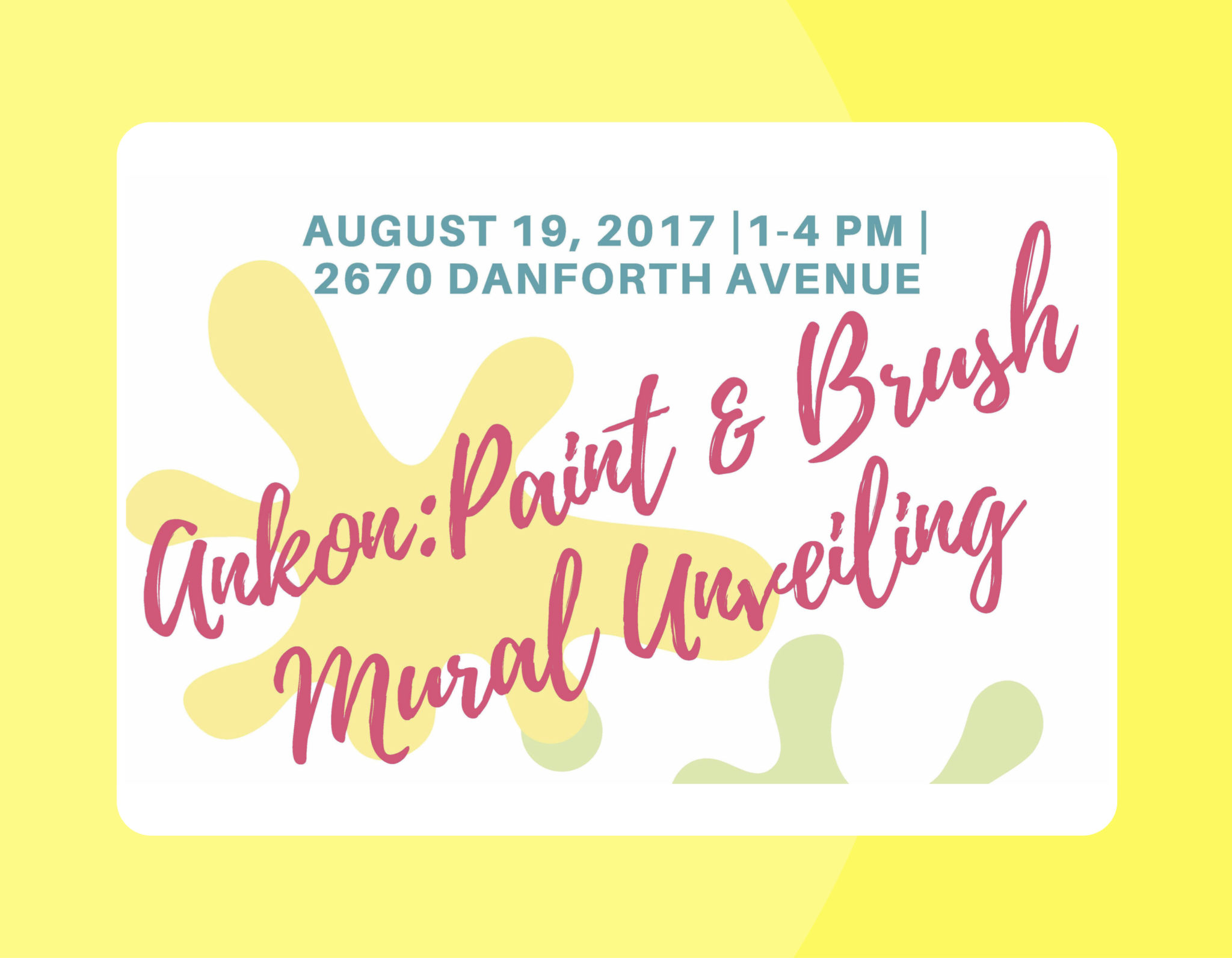 Ankon: Paint & Brush – Mural Unveiling