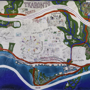 An Illustrated Map Of Tkaronto.