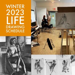Life Drawing With AGA Arts, Winter 2023