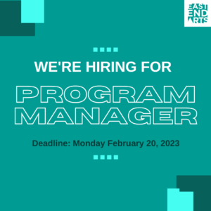 We’re Hiring A Program Manager!
