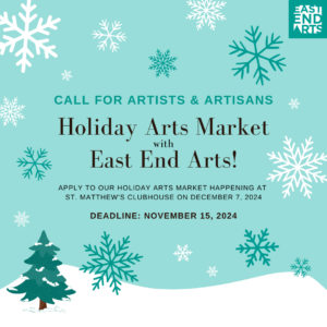 Call For Artists: Holiday Arts Market